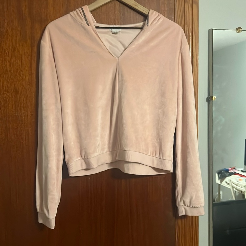 Forever 21 Soft Fleece Pink hoody size medium